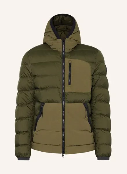 Пуховик лобстер Woolrich, зеленый