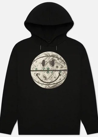 Мужская толстовка Chinatown Market Smiley Money Line Ball Hoody, цвет чёрный, размер XL