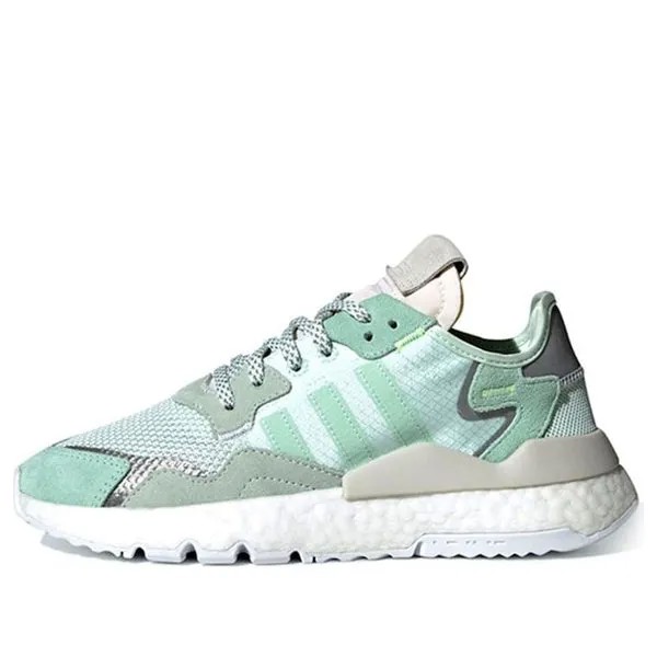 Кроссовки ночные джоггеры Adidas, зеленый