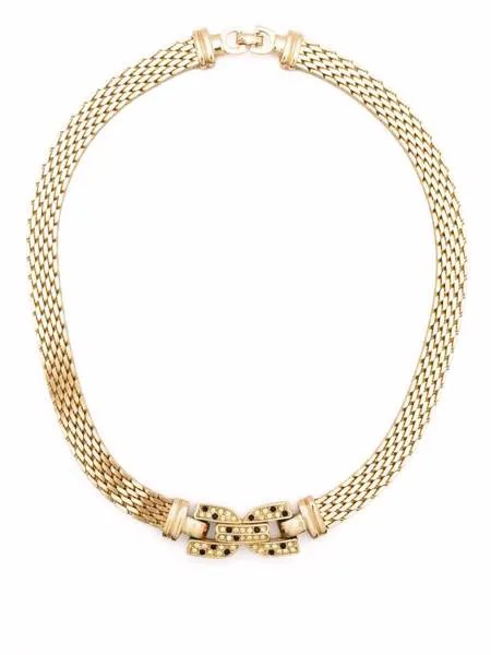 Christian Dior колье 2000-х годов со стразами
