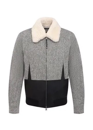 Комбинированный бомбер Alexander McQueen