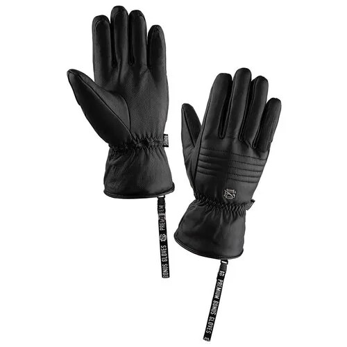 Перчатки сноубордические, горнолыжные мужские Bonus Gloves - premium black, размер M