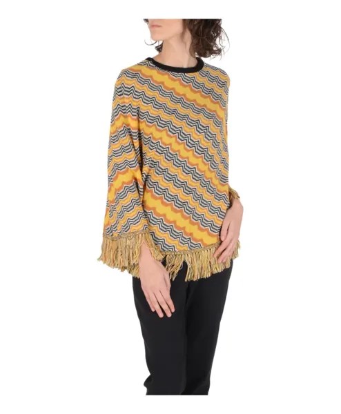 Шерстяное пончо Missoni, мультиколор