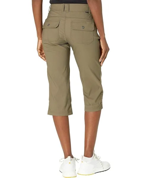 Брюки Prana Halle Capris II, цвет Slate Green