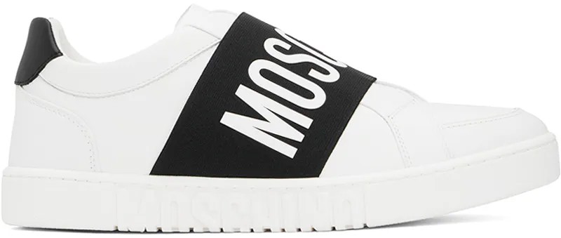 Черно-белые слипоны Moschino