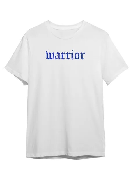 Футболка унисекс Каждому Своё Warrior/Готика/Воин STGO11GB белая XS