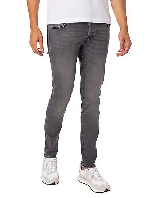 Мужские зауженные джинсы Glenn Original 349 Jack - Jones, черные