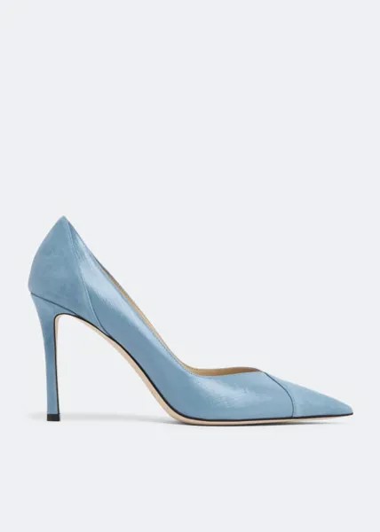 Туфли JIMMY CHOO Cass 95 pumps, синий