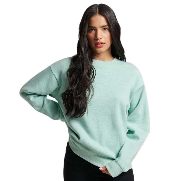 Худи Superdry Essential Logo Unbrushed, зеленый