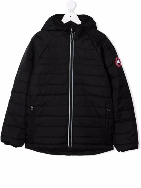 Canada Goose Kids пуховик с логотипом