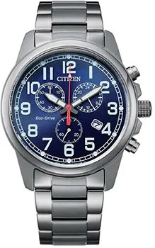 Японские наручные  мужские часы Citizen AT0200-56L. Коллекция Chronograph