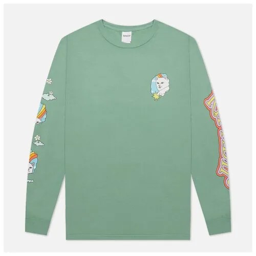 Мужской лонгслив Ripndip Must Be Heaven зелёный , Размер L