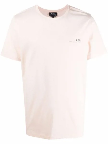 A.P.C. logo-print T-shirt
