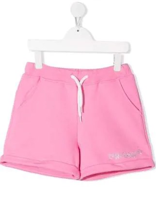 Pinko Kids шорты с кулиской и логотипом
