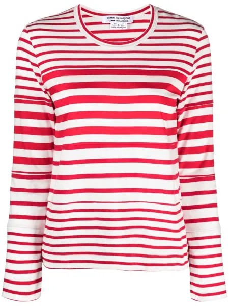Comme Des Garçons Comme Des Garçons полосатая футболка с длинными рукавами