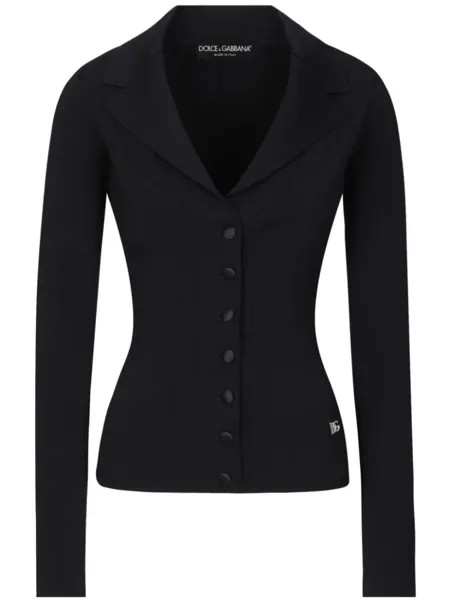 Dolce & Gabbana куртка с логотипом DG, черный