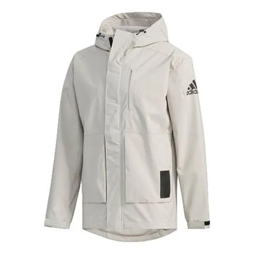 Куртка adidas Sport Performance Windproof Jacket light grey, серый