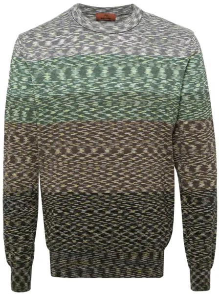 Missoni трикотажный джемпер, зеленый