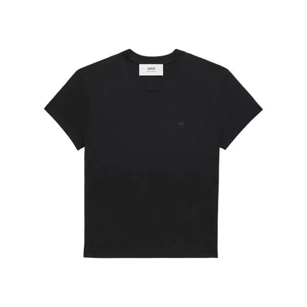 Футболка ami de coeur t-shirt black black Ami Paris, черный
