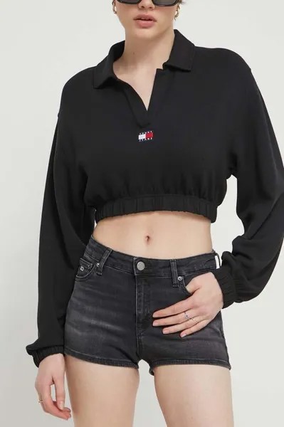Джинсовые шорты Tommy Jeans, черный