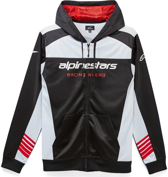 Зип-худи Alpinestars Sessions II Fleece, черный/белый