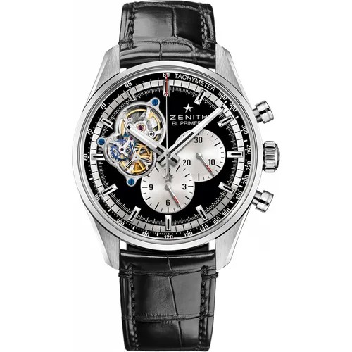 Наручные часы ZENITH Chronomaster El Primero Open 03.2042.4061/21. C496, серебряный, черный