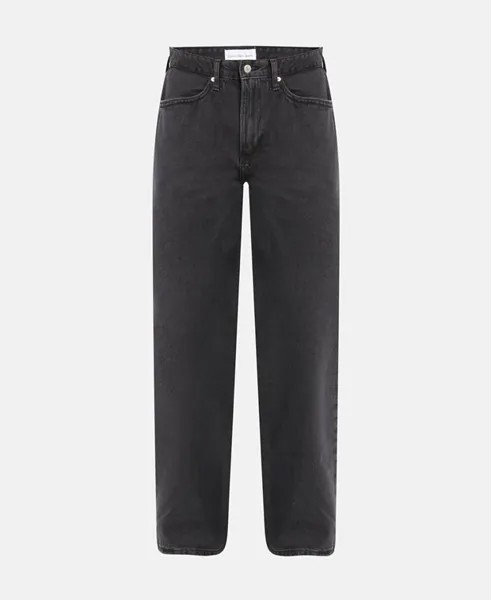 Прямые джинсы Calvin Klein Jeans, антрацит