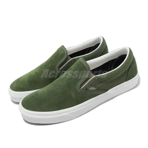 Vans Classic Slip-On Textured Chive Green Мужская повседневная обувь LifeStyle VN0A7Q5DE02