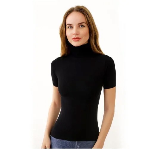 Футболка Intimidea T-Shirt dolcevita m/m Charlotte, nero (черный), 2-S/M