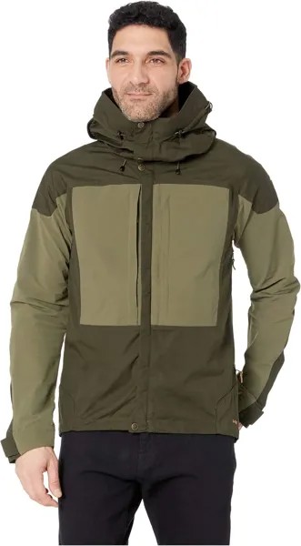 Куртка Keb Jacket Fjällräven, цвет Deep Forest/Laurel Green