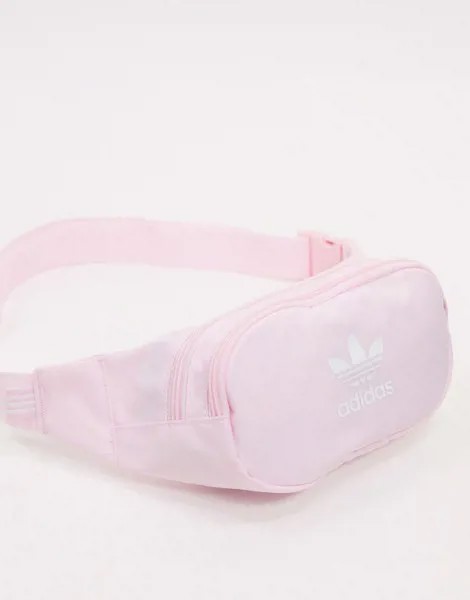 Розовая сумка-кошелек на пояс с логотипом adidas Originals-Розовый цвет