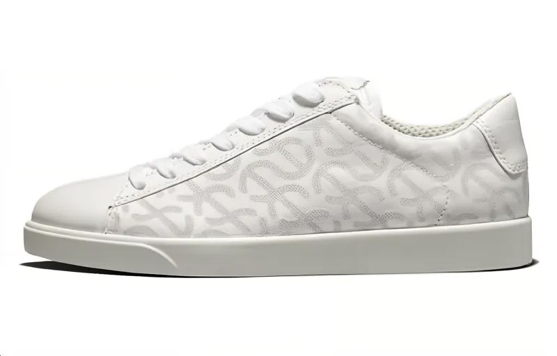 Кроссовки ecco Skateboarding Shoes Women's Low-top White, белый
