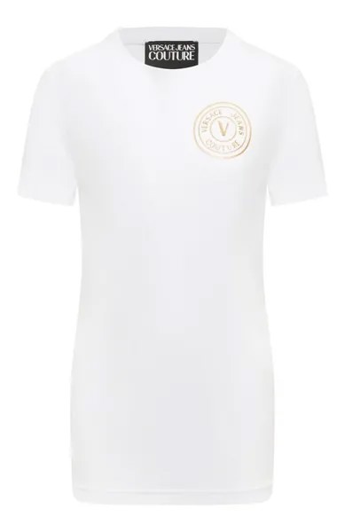 Хлопковая футболка Versace Jeans Couture