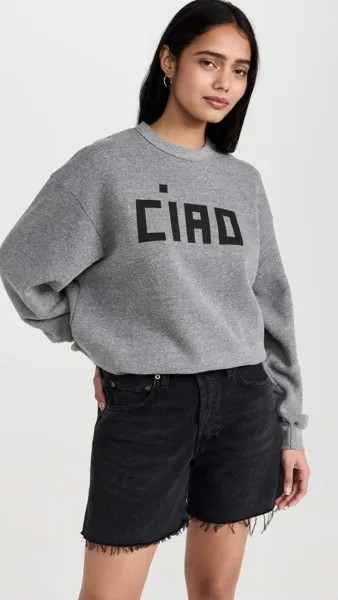 Толстовка Clare V. Oversized, серый