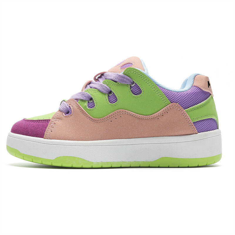 Кроссовки MED Dictionary Skateboarding Shoes Unisex Low-top, зеленый