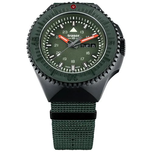 Наручные часы traser Мужские часы Traser P69 Black Stealth Green 109858