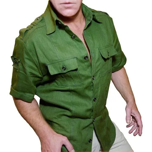 Рубашка SAFARI, размер L, зеленый