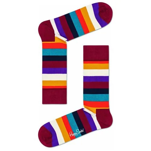 Носки унисекс Stripe Sock в цветную полоску 29, разноцветный