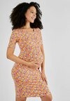 Платье из джерси FLORAL PRINT MATERNITY NURSING FIT Jojo Maman Bébé, розовый