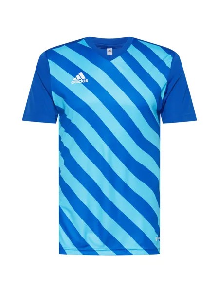 Рубашка для выступлений Adidas Entrada 22, синий/голубой