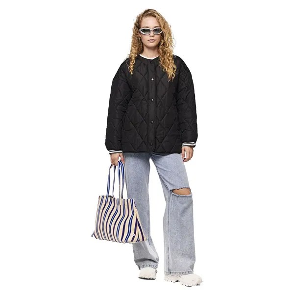 Куртка Pieces Stella Quilted, серый