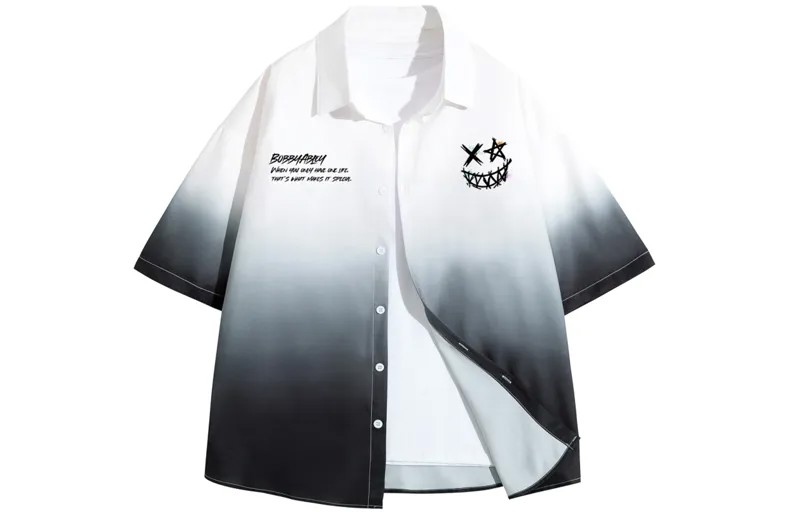 Рубашка унисекс BOBBY ABLEY, Серый Черный(CS6056)