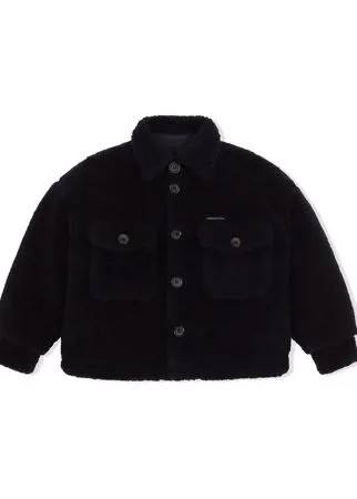 Dolce & Gabbana Kids фактурное пальто на пуговицах