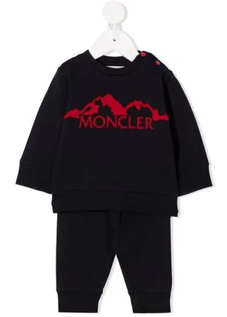Moncler Enfant комплект из толстовки и брюк с логотипом