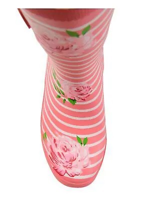 JOURNEE COLLECTION Женские розовые резиновые сапоги Seattle с круглым носком, 8,5 м