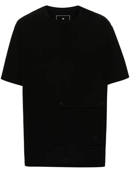 Y-3 футболка с логотипом, черный