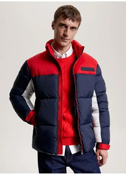 Синее мужское пальто Tommy Hilfiger