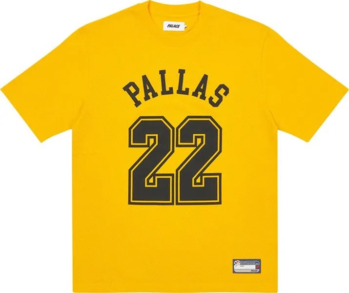 Футболка Palace Sports Mesh T-Shirt 'Yellow', желтый