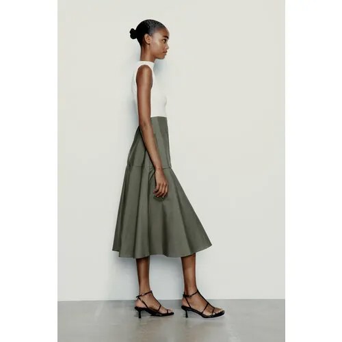 Сарафан Zara, размер L, зеленый