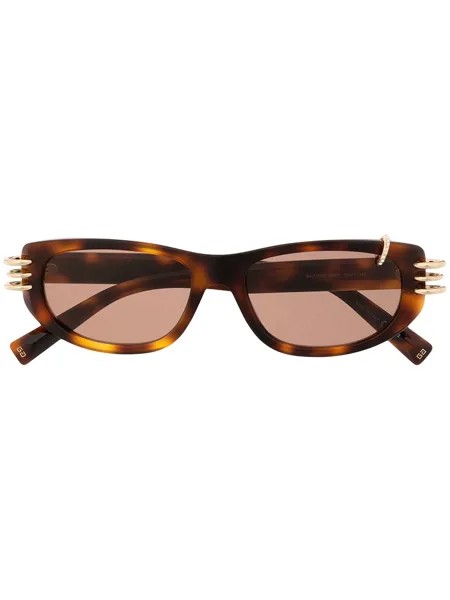 Givenchy Eyewear солнцезащитные очки в овальной оправе